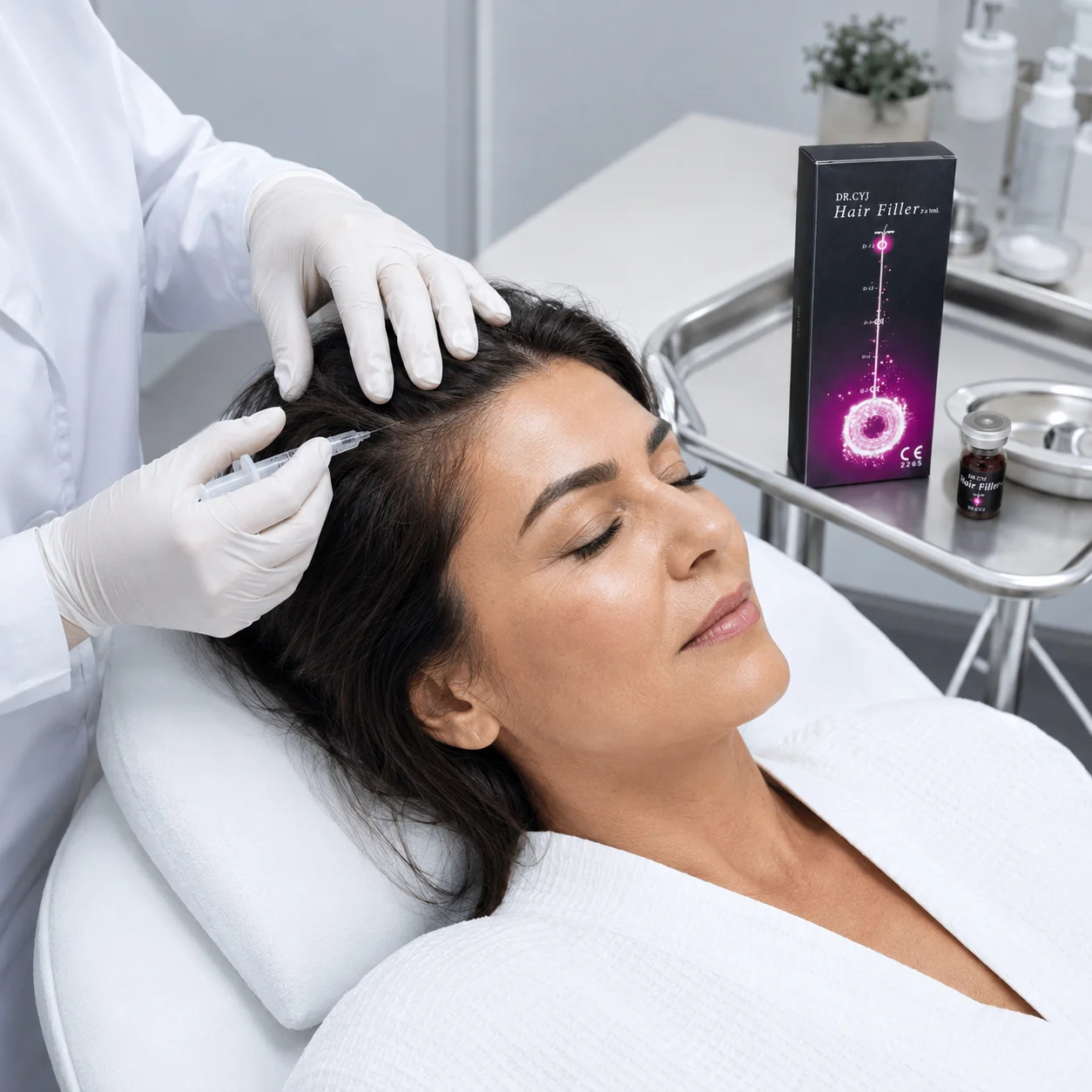 DR. CYJ Hair Filler uygulama